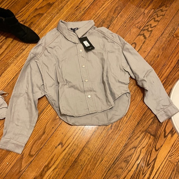 Gray denim jacket set​ - Picture 3 of 7